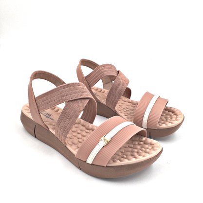 Sandália Modare Flatform Ultracomforto Nude 7142102