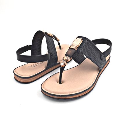 Sandália Modare Ultra Conforto Preta 7141120
