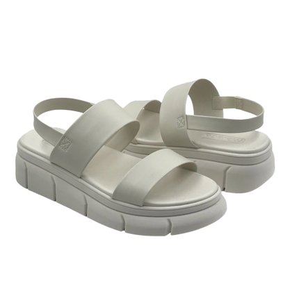 Sandália Moleca Flatform Off White 5483107