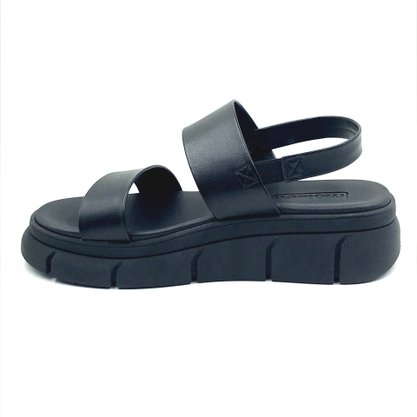 Sandália Moleca Flatform Preta 5483107