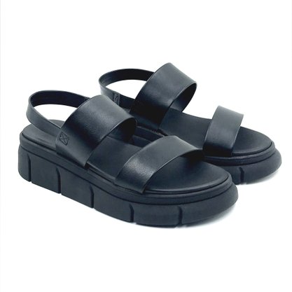 Sandália Moleca Flatform Preta 5483107