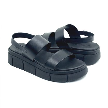 Sandália Moleca Flatform Preta 5483107
