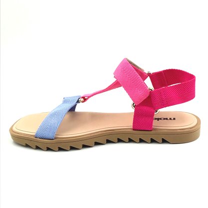 Sandália Moleca FlatForm Tratorada Multi Color 5454101