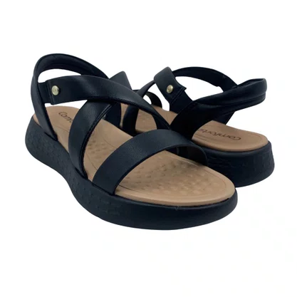 Sandália Papete Comfortflex Calce Fácil Preta 2547402