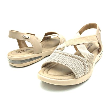 Sandália Papete Comfortflex Pele Amortecedor 2166402
