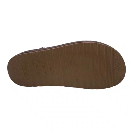 Sandália Papete Ramarim Flatform Marrom 2543204