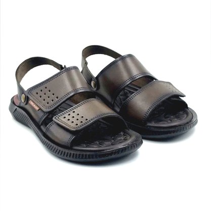 Sandália Pegada Masculina Marrom 133154