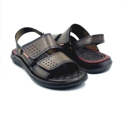 Sandália Pegada Masculina Marrom 133154