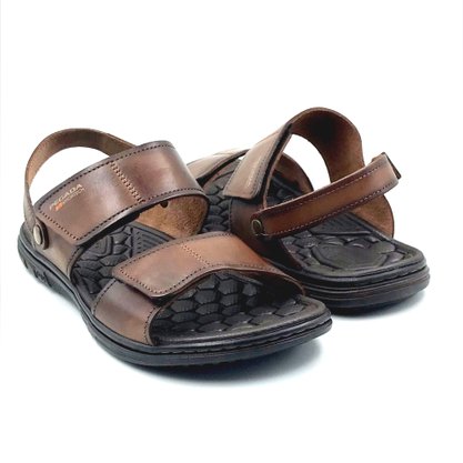Sandália Pegada Masculina Marrom 133303