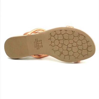 Sandália Pink Cats Rose com Strass 3902