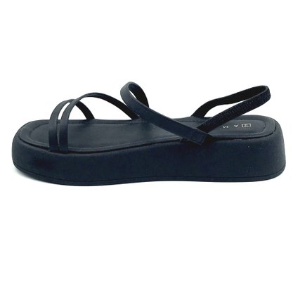 Sandália Ramarim Flatform Preta 2339221