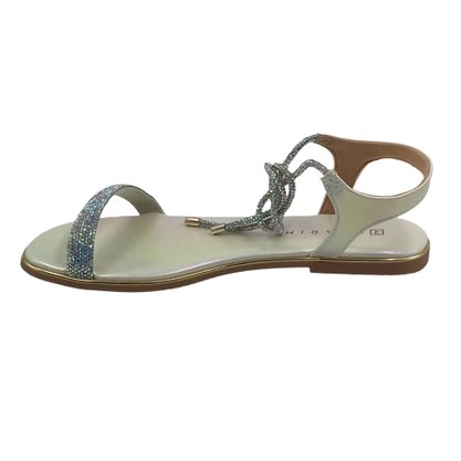 Sandália Ramarim Rasteira Furta-Cor Strass 2322204