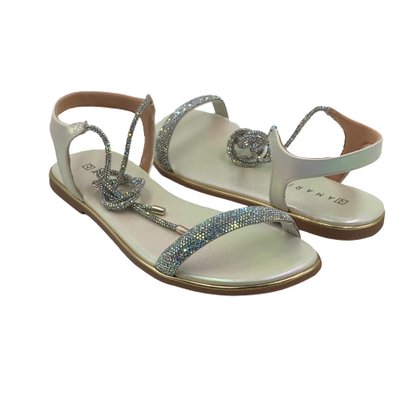 Sandália Ramarim Rasteira Furta-Cor Strass 2322204