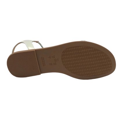 Sandália Ramarim Rasteira Furta-Cor Strass 2322204