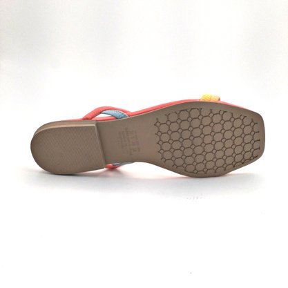Sandália Rasteira Mississipi Multicolor Calce Fácil 5403