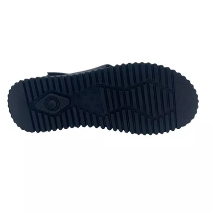 Sandália Total Care Comfortflex Calce Fácil Preta 2449401