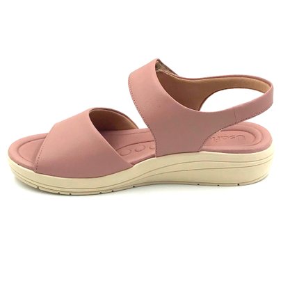 Sandália Usaflex Anabela Arcoflex Rosê 0501
