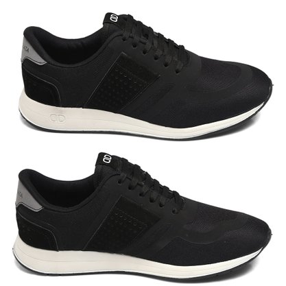 Sapatênis Democrata Preto Beat Jogging 218101