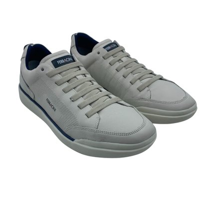 Sapatênis Ferracini Couro Elástico Star Off White 1062