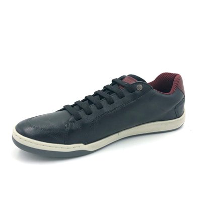 Sapatênis Ferracini Couro Natural Preto 7037 Lexus