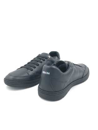 Sapatênis Ferracini Couro Natural Preto Inspirit 7563