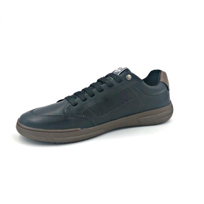 Sapatênis Ferracini Preto Couro Natural 7172 Cromo