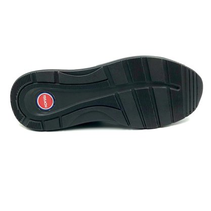 Sapatênis Ferracini Sneakers Couro Preto 7551