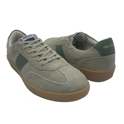 Sapatênis Masculino Casual Camurça Ferracini Bege 7583