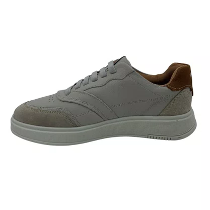 Sapatênis Masculino Ferracini Couro Bege 9319