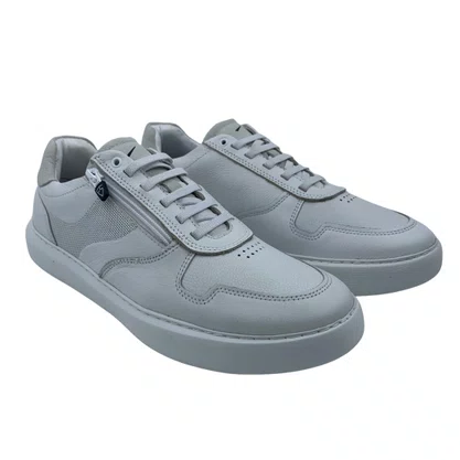 Sapatênis Masculino Ferracini Couro Branco 7323