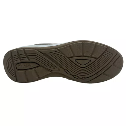 Sapatênis Masculino Pegada Couro Elástico Bege 110507