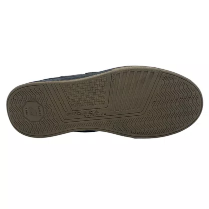 Sapatênis Masculino Pegada Couro Elástico Marrom 112304