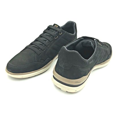 Sapatênis Masculino Pegada Couro Nobuck Preto 119103