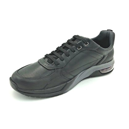 Sapatênis Masculino Pegada Couro Preto 119002