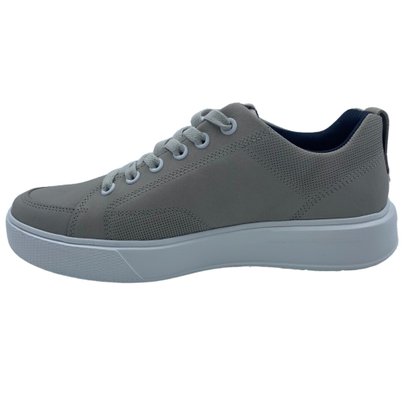 Sapatênis Pegada Casual Couro Cinza 111902