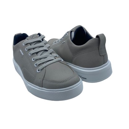 Sapatênis Pegada Casual Couro Cinza 111902