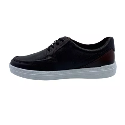 Sapatênis Pegada Couro Casual TPU Marrom 112002