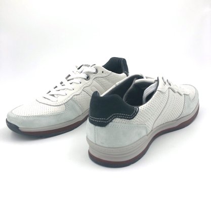 Sapatênis Pegada Couro Natural Branco 118403