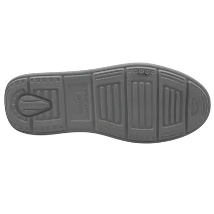 Sapatênis Pegada Levitech Couro Preto 110934 Zíper Elástico