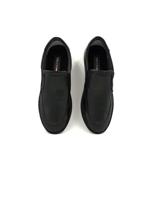 Sapatênis Slip On Ferracini Couro Natural Preto 7273