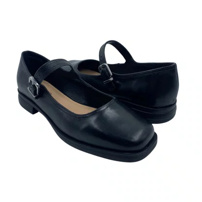 Sapatilha Bottero Mary Jane Couro Preta 370601