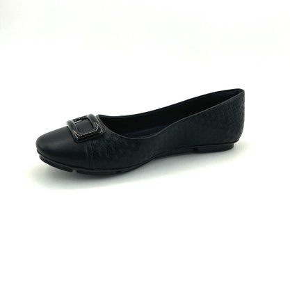 Sapatilha Comfortflex com Fivela Preta 2263302