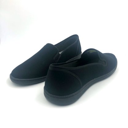 Sapatilha Masculina Lona Preta Vudalfor Comforto 3020