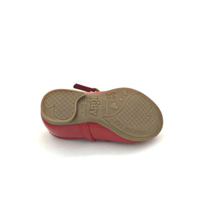 Sapatilha Menina Bebê Kidy Vermelha 015-0312