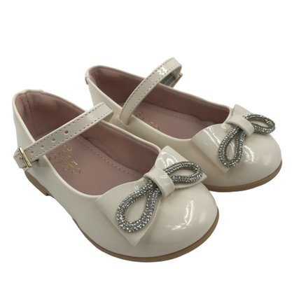 Sapatilha Mini Sua Cia Baby Menina Verniz Pérola 7036