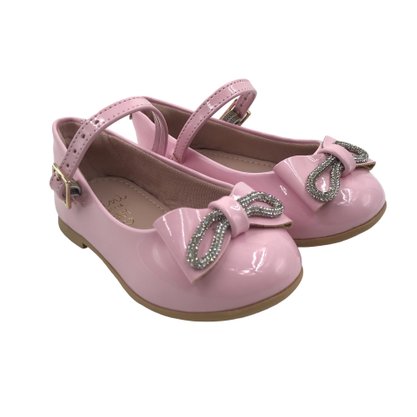 Sapatilha Mini Sua Cia Baby Menina Verniz Rosa 7036