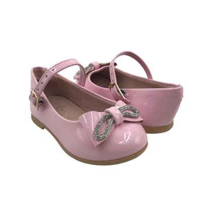 Sapatilha Mini Sua Cia Baby Menina Verniz Rosa 7036