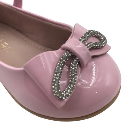 Sapatilha Mini Sua Cia Baby Menina Verniz Rosa 7036
