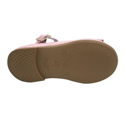 Sapatilha Mini Sua Cia Baby Menina Verniz Rosa 7036