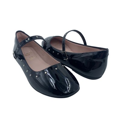 Sapatilha Mini Sua Cia Verniz Boneca Preta 52011
